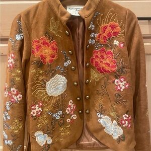 Savannah Jane Embroidered Floral Jacket